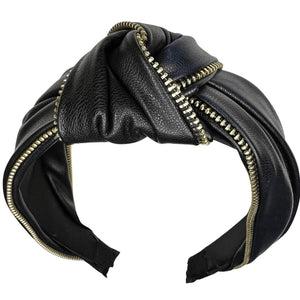 Leather Knotted Headband