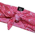 Load image into Gallery viewer, Tie Knot Headband - Pink Paisley
