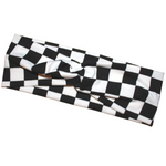 Load image into Gallery viewer, Classic Twist Headband - Onyx Checkered
