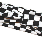 Load image into Gallery viewer, Classic Twist Headband - Onyx Checkered
