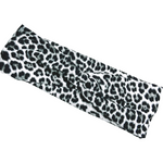Load image into Gallery viewer, Classic Twist Headband - White Leopard
