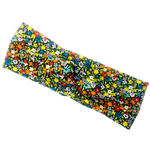 Load image into Gallery viewer, Classic Twist Headband - Multicolor Flower
