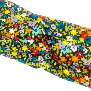 Classic Twist Headband - Multicolor Flower