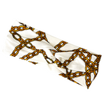 Load image into Gallery viewer, Classic Twist Headband - Gold Chains
