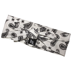 Load image into Gallery viewer, Tie Knot Headband - White Paisley
