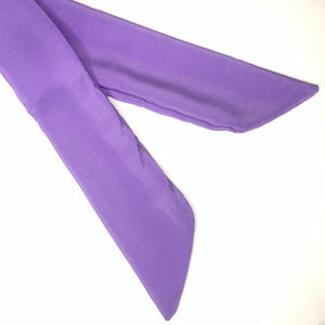 Elastic Tie Headband - Bright Lavender