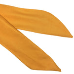 Load image into Gallery viewer, Elastic Tie Headband - Orange Denim Chambray
